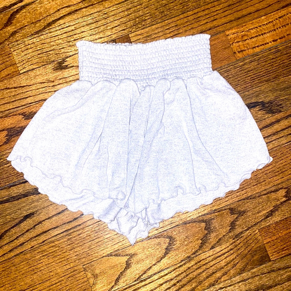 Nue Garage soft gray size small lounge shorts & medium lounge top.